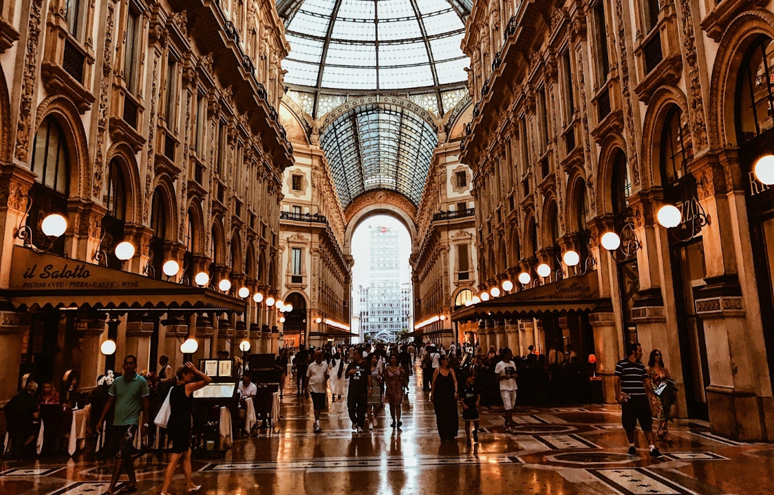 Designer shopping in Milan
