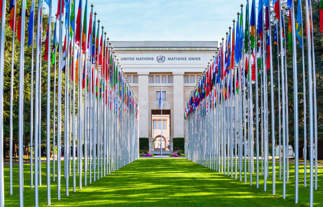 Geneva sight seeing: United nations headquarters 